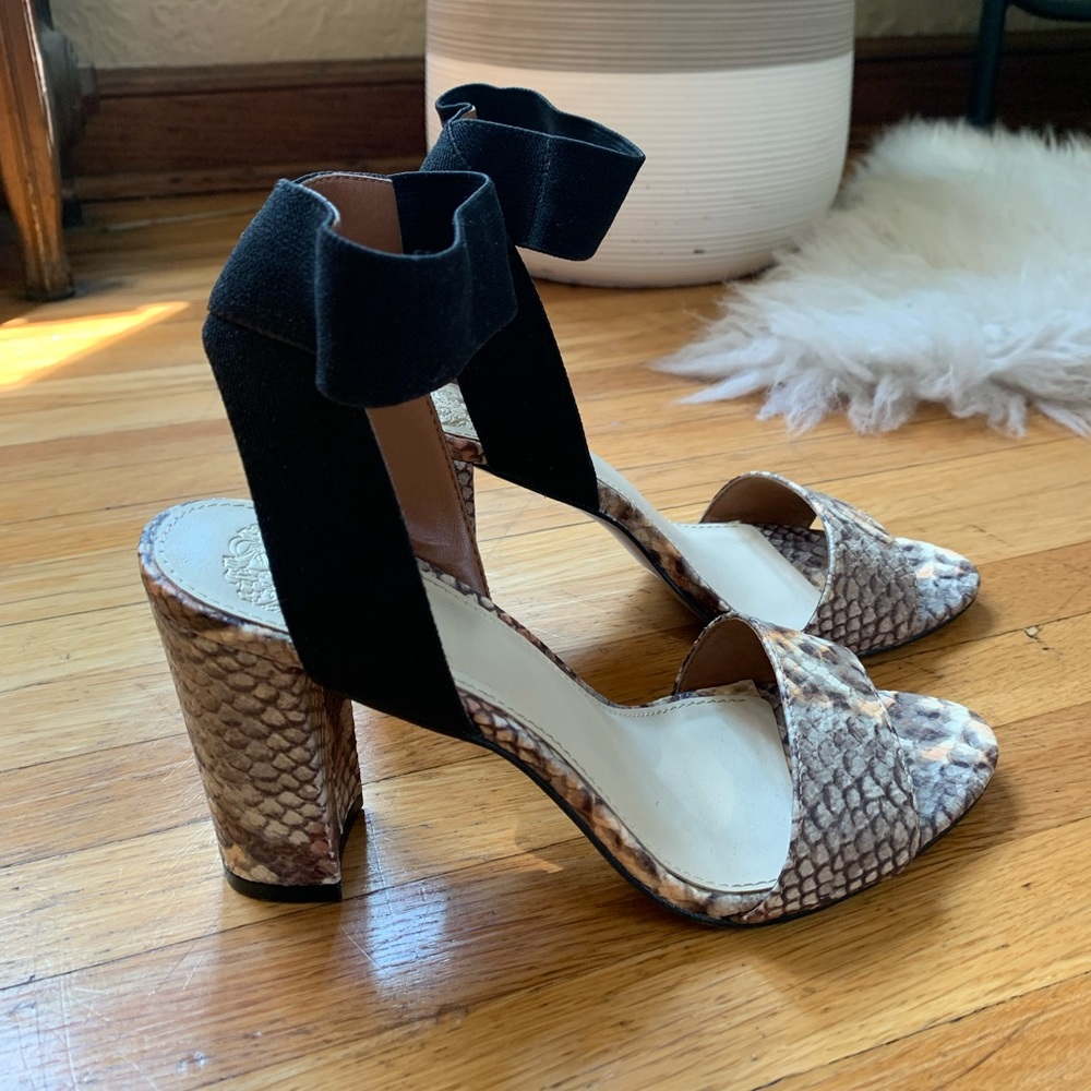 Vince Camuto Snake Heels